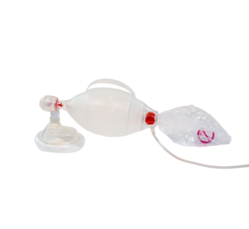 Ambu SPUR II Volwassene met patiëntventiel, drukbegrenzingsventiel 40cm H²O, zuurstofreservoir, disposable masker mt 5 - 11262