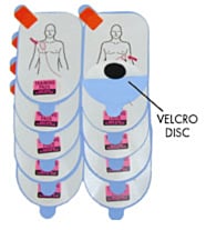 Defibtech électrodes de formation adulte de rechange (5 paires) - 5582