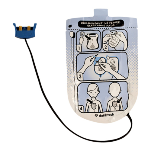 DEFIBTECH LIFELINE ÉLECTRODES PEDIATRIQUES. - 1548