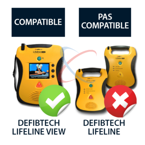 Defibtech Lifeline View électrodes adulte - 7155