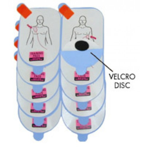 Defibtech électrodes de formation adulte de rechange (5 paires) - 990