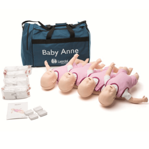 Pack de quatre Baby Anne Mannequins avec sac souple - 948