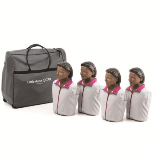Pack de 4 Laerdal Little Anne QCPR - version noire