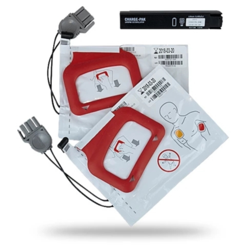 Physio-Control LIFEPAK CR Plus Pile + 2 paires d'électrodes - 5252