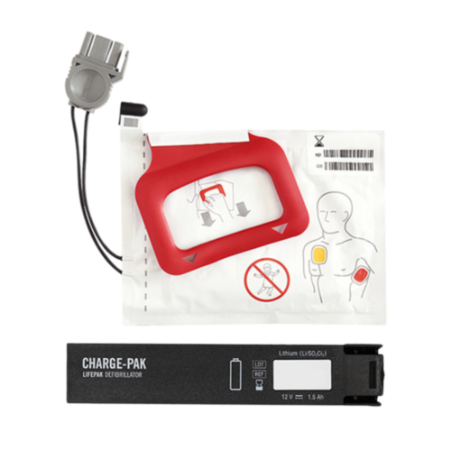 Physio-Control LIFEPAK CR Plus Pile + 1 paire d’électrodes - 11299