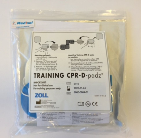 Zoll CPR-D Padz electrodes de formation - 8755