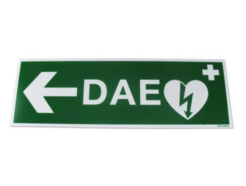 PACK Signalétique DAE 5 autocollants (usage intérieur)