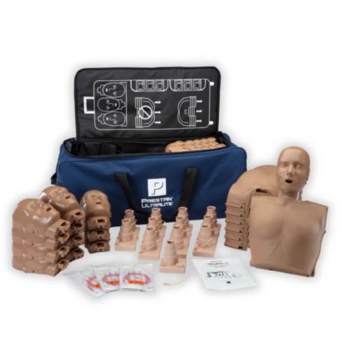Prestan Ultralite mannequins de formation Pack de 12 (peau foncée) 