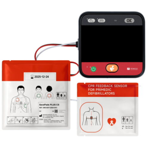 Primedic Heartsave myPAD Display Connected Défibrillateur semi-automatique  - 13179