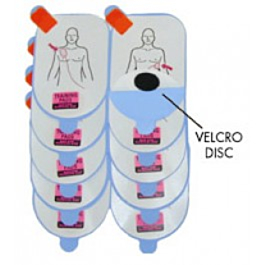 Defibtech électrodes de formation adulte de rechange (5 paires) - 10041