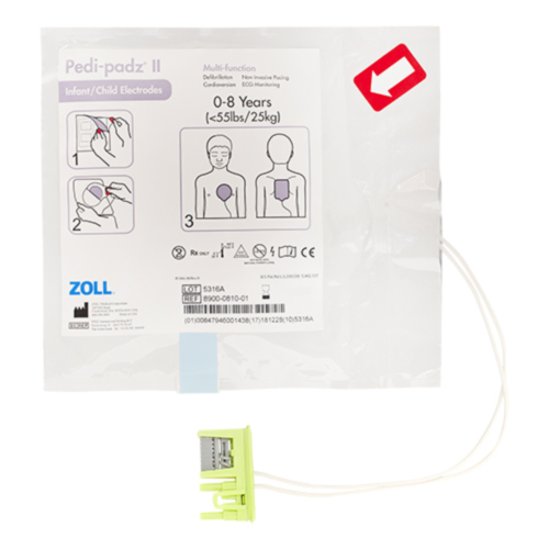 Zoll Pedi-Pads II électrodes pédiatriques - 2166