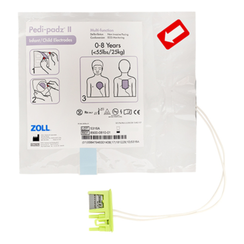 Zoll Pedi-Pads II électrodes pédiatriques - 9543